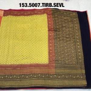 Pure khaddi georgette antique zari