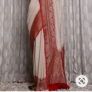 Pure khaddi georgette antique zari