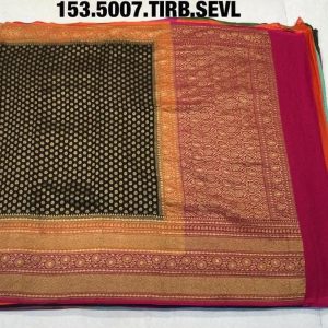 Pure khaddi georgette antique zari