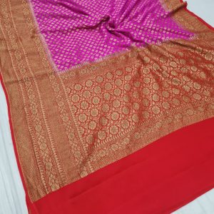 Pure khaddi georgette antique zari