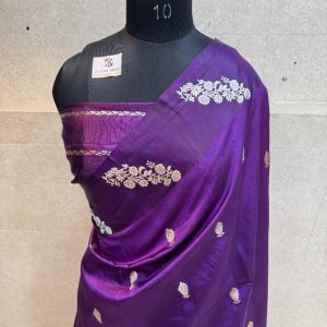 Pure katan silk handloom banarasi saree